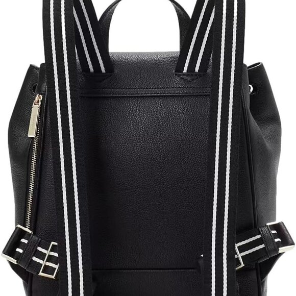 kate spade new york Women\'s Rosie Pebbled Leather Medium Flap Backpack, Black